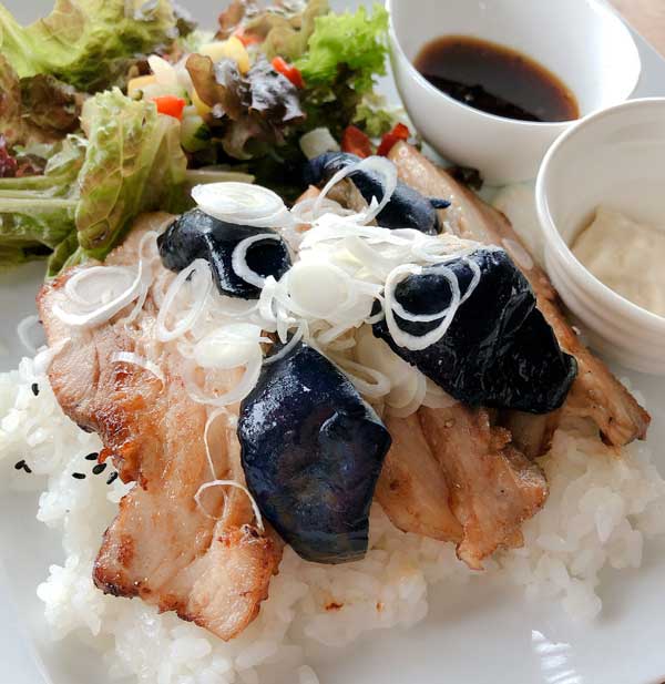 ふじみラウンジ うちの肉丼 チャーシュー 上州麦豚